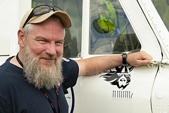 <b>DREVEN:</b> John-Arne Hellesøs helikopter tynes mot maks når den rutinerte piloten gir seg i kast med skogbranner.