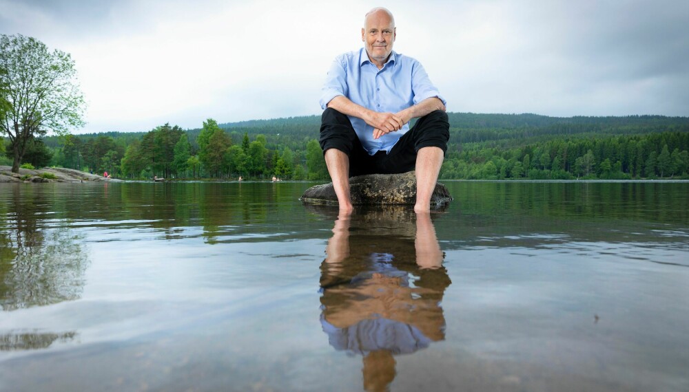 PÅ BEDRINGENS VEI: Jostein Pedersen er overlykkelig over å være kvitt både rullator og krykker. Han er på jevnlig rehabilitering for å komme seg tilbake i god form.