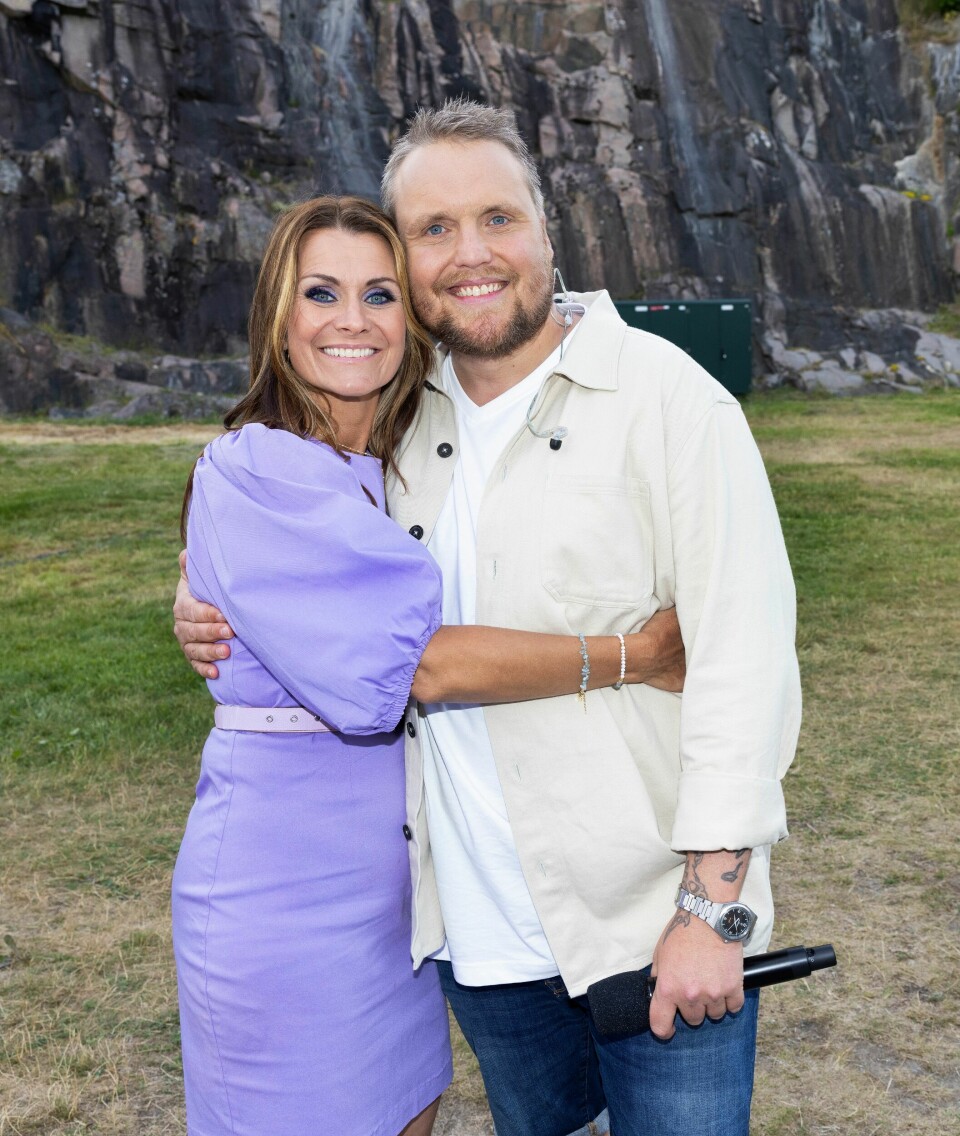 DRØMME-DUO: Denne sommeren loser Katrine og makkeren Stian «Staysman» Thorbjørnsen seerne gjennom tidenes siste sesong med «Allsang på grensen».