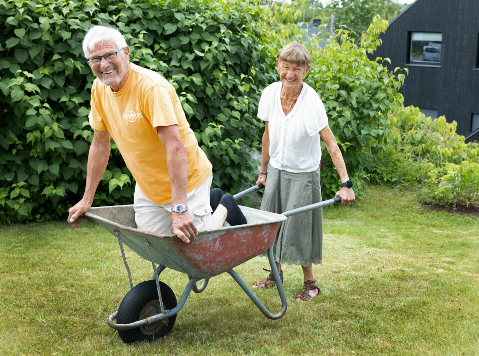 FLYTTET TIL MOSS: – Jeg møtte mannen min hjemme i Kirkenes, og vi giftet oss der. Jeg er så eventyrlysten og kunne ikke tenke meg å bo der. Det skjedde ingenting og var altfor kjedelig, sier Mariann. Nå har ekteparet bodd i Moss i 52 år.