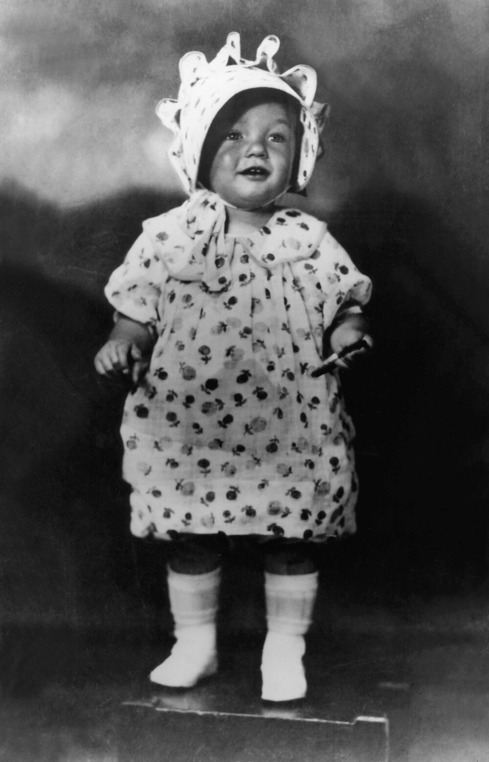 <b>NORMA JEANE:</b> To år gamle Norma Jeane i 1928. Med ukjent far og en psykisk syk mor, fikk den lille jenta en ustabil og rotløs oppvekst med mye sorg.