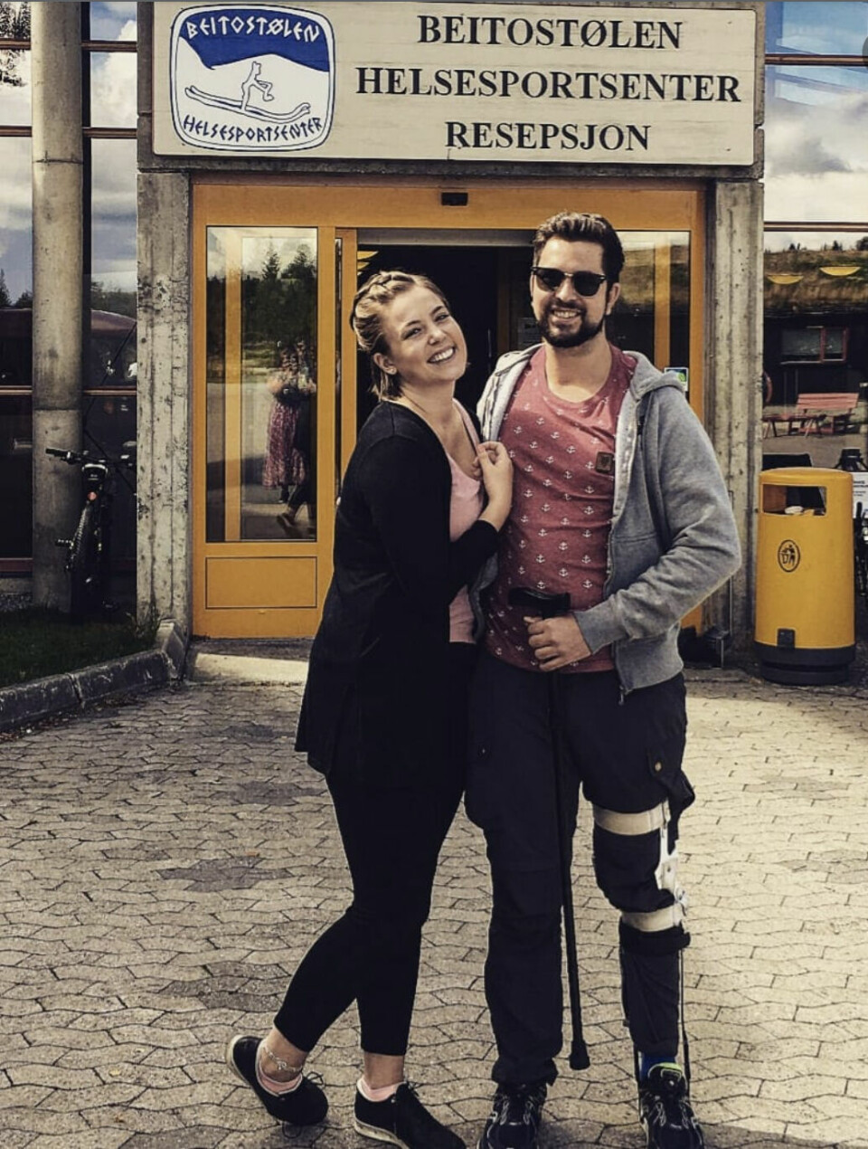 LÆRER Å GÅ: Det har blitt mange fall og bratte kneiker for Åshild og Martin, men de har pågangsmot og gleden over å være sammen.