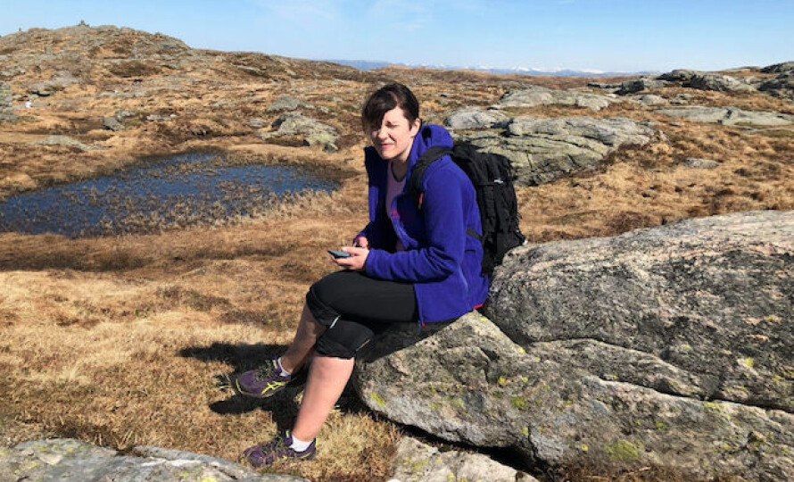 HELSEFAGARBEIDER: Lene har valgt å stå i full jobb, og er takknemlig for all støtte fra familie og venner.