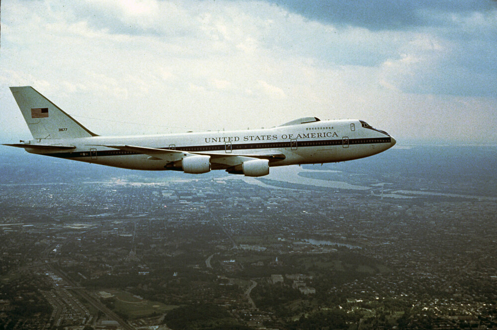 <b>DRAR PÅ ÅRENE:</b> Første E-4B ble overlevert det amerikanske luftforsvaret i januar 1980.  