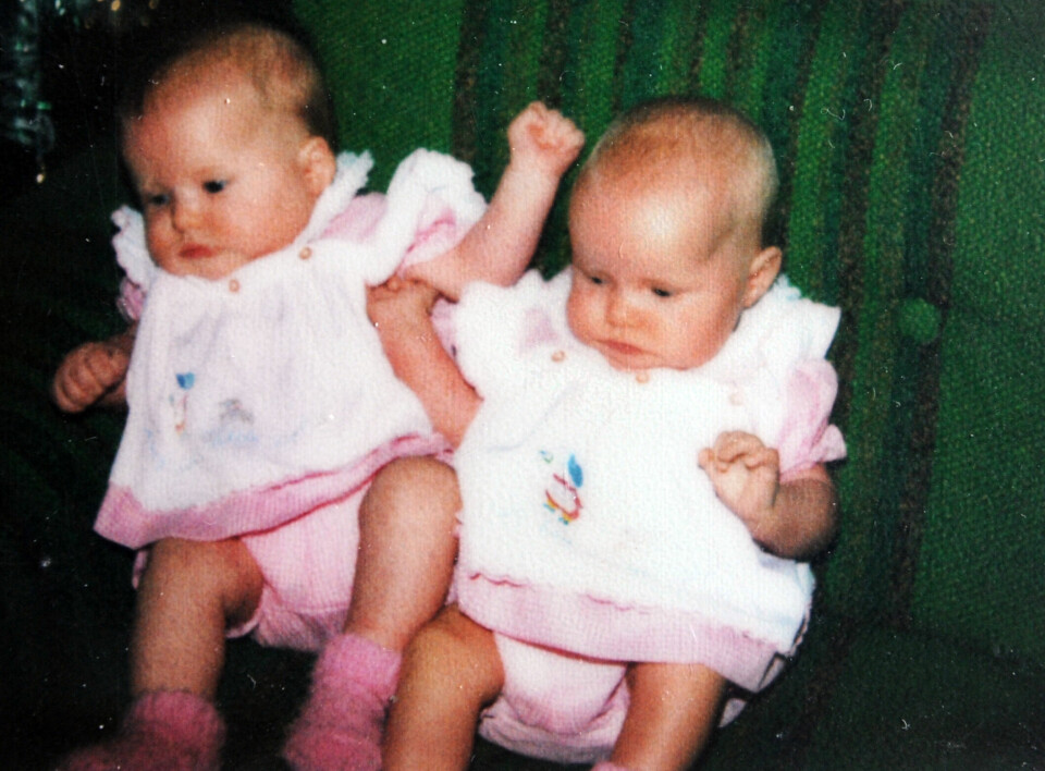 TOEGGEDE: Tanja og Wanja lignet hverandre som babyer, men utviklet seg til å bli ulike på mange måter.