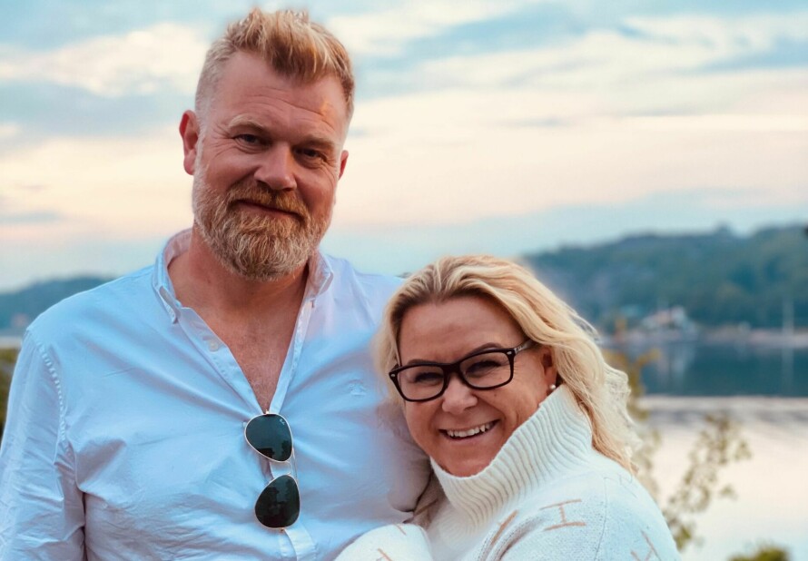 MØTTES PÅ TINDER: Selv om Tina og Eirik har kjent hverandre fra de var små, var det først da de sveipet til høyre på Tinder at de så hverandre som potensielle kjærester.