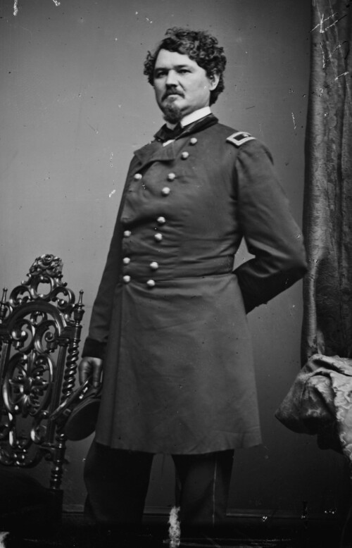 <b>MISLYKKET JEGER:</b> Nordstats-general Samuel D. Sturgis hadde i månedsvis jaktet på sør­statsgeneral Forrest med en overlegen styrke.