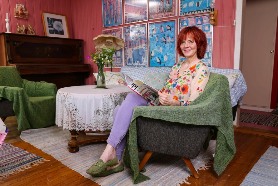 MARI MAURSTAD: Mari føler seg ofte stresset i hverdagen. «Rufsehytta» ved Drøbaksundet er et av de få stedene hun virkelig slapper av.