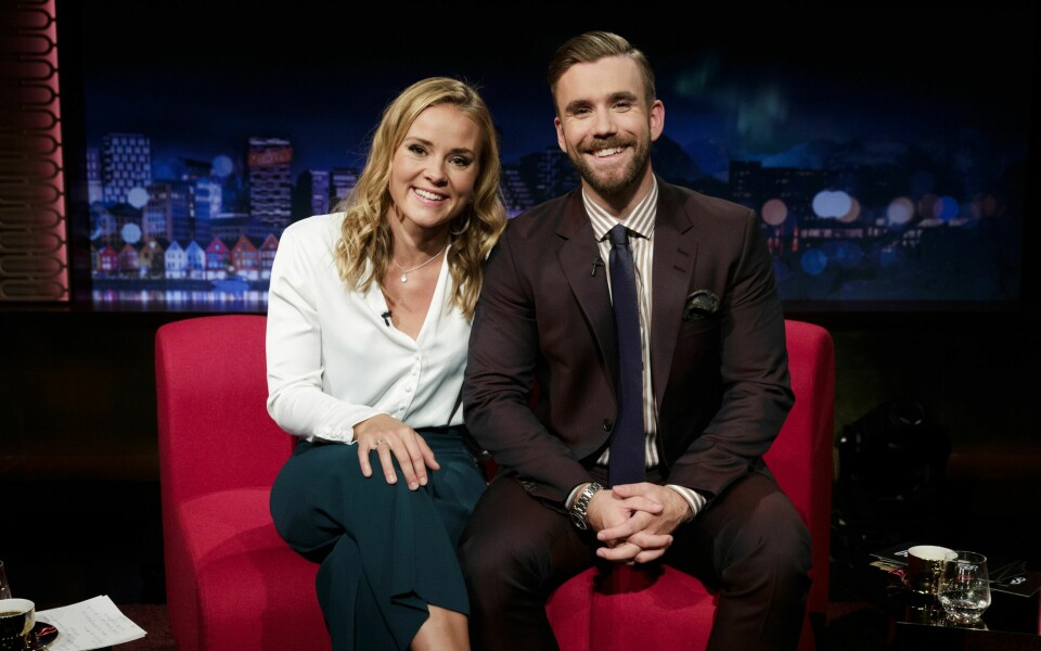 PROGRAM-LEDERDEBUT: Fra høsten 2018 til våren 2021 ledet Helene og Stian Blipp «Senkveld»-sendingene sammen. Nå er Helene klar for en ny programlederrolle.
