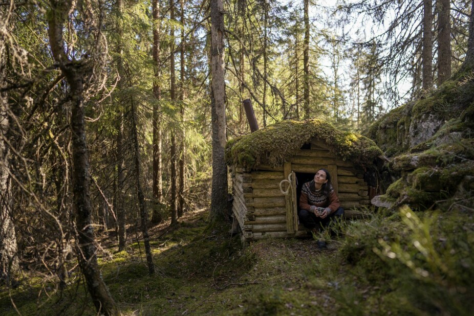 <b>SKJULT:</b> I skogen et sted i Sør-Norge står en liten, gjemt hytte. Den har stått her i flere tiår.