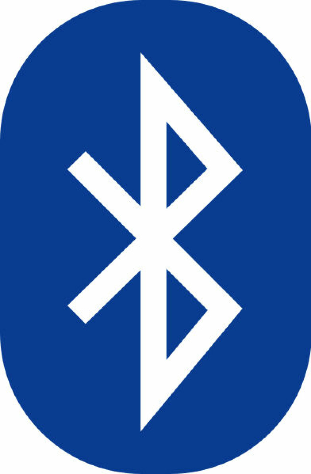 <b>KJENT:</b> Bluetooth-logoen er sammen­satt av runene h og b, initialene til den første danskekongen Harald Blåtann. 