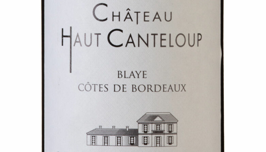 GODT KJØP: Ch. Haut Canteloup Blaye Côtes Bordeaux 2019.