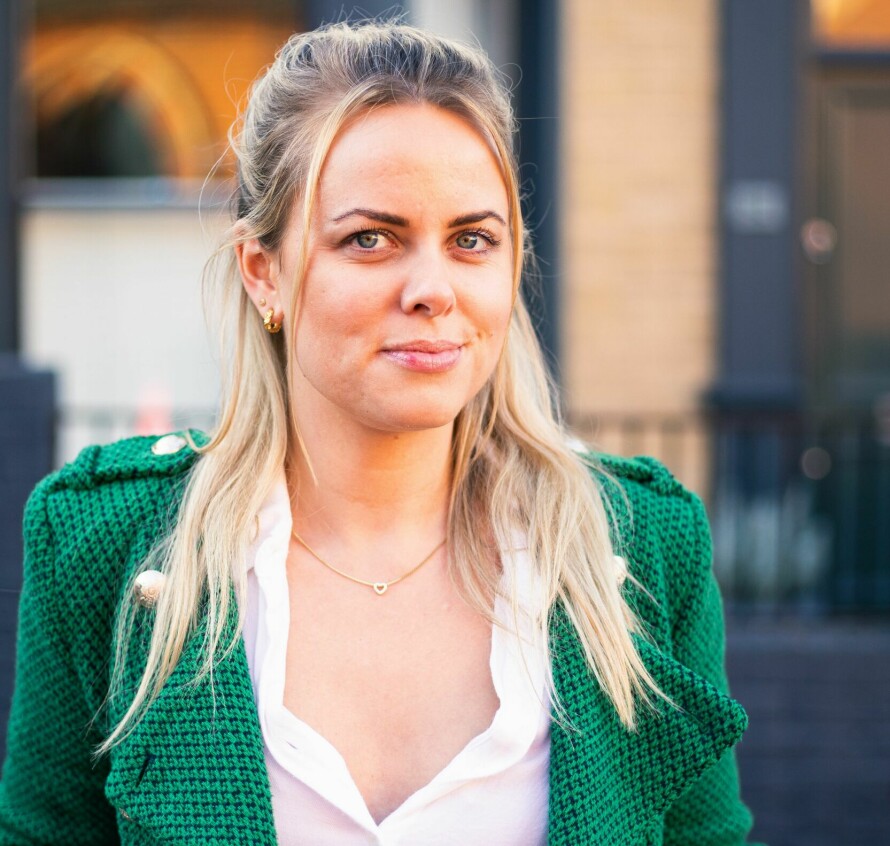 CECILIE FJELLHØY: Cecilie sliter med at bankene ikke ser forskjell på et offer og det å være kriminell. Cecilie ble rundlurt av Simon Leviev.