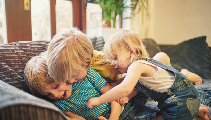 TRE TETTE: Har man ork til det, kan tette barn være helt supert. Dette vil være ulikt fra familie til familie, mener ekspertene.