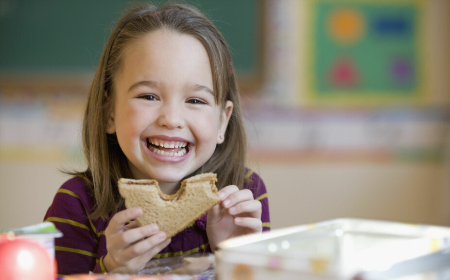 MATPAKKE: Det er et par ting du kan gjøre for å få barna til å spise opp matpakken.