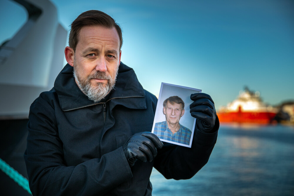 <b>«UKJENT ARVING»: </b>I NRK-serien «Ukjent arving» jaktet pro­gram­le­der Tarjei Strøm etter arvin­gene til Arne Jensen. Den tid­li­gere sjømannen døde alene i 2014 og etter­lot seg nesten fem milli­o­ner kroner.
