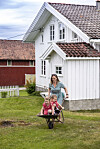Gården til familien på fire, har en helt spesiell historie - Inspirasjon