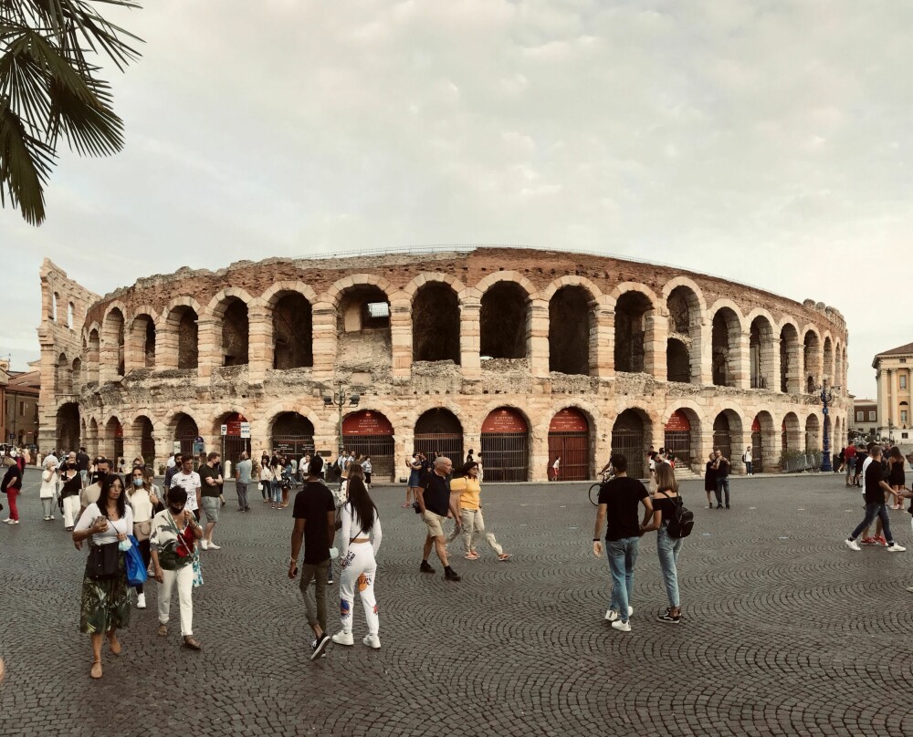 <b>VERONA:</b> Arena di Verona er et romersk amfiteater og brukes i dag blant annet til store operaforestillinger. 