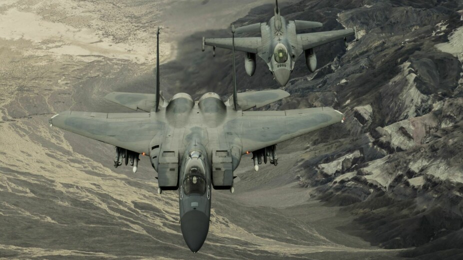 <b>UBESEIRET:</b> I løpet av F-15s 50 år lange historie har ingen fiendtlige fly greid å få has på F-15 i luftkamp, Ifølge produsenten og US Air Force.