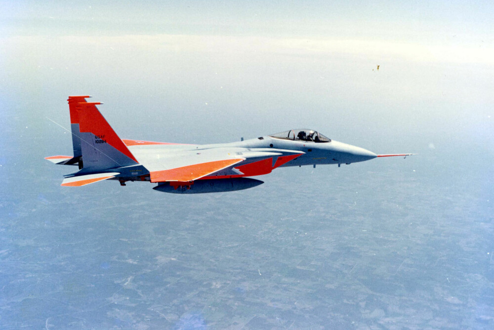 <b>JOMFRUTUR:</b> Onsdag 27 juli 1972 var F-15 på vingene for første gang med Irving L. Burrows bak spaken. 