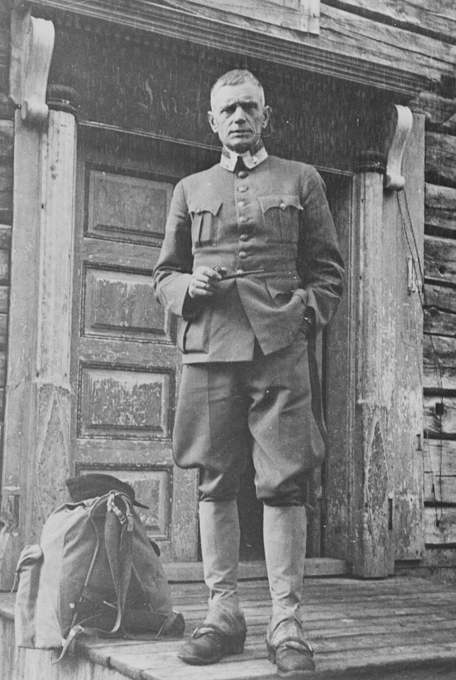 <b>REDDET AV UTESIGAR:</b> General Otto Ruge berget livet.