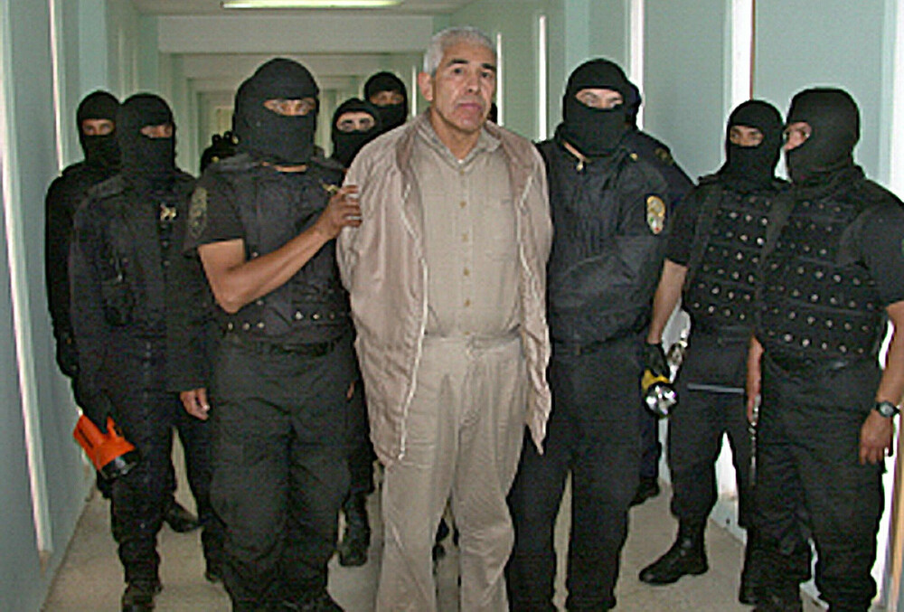 <b>TATT:</b> Quintero ble arrestert og dømt for drapet på Camarena i 1985, men sluppet fri i 2013. 
