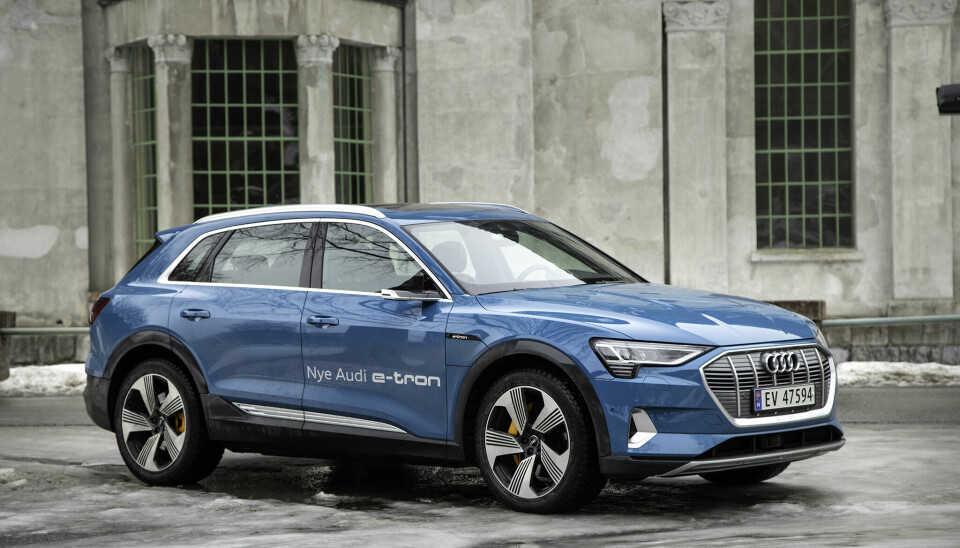 ELEKTRISK: Audi e-tron 55 gjør det bra på flere parametre.