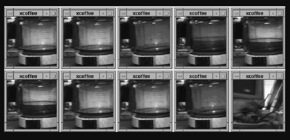 <b>VIRALT:</b> Kaffemaskinen på Cambridge ble sett av millioner.