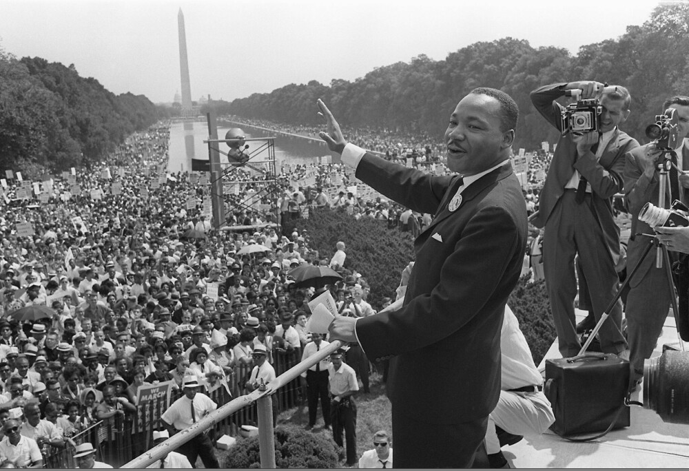 <b>BLE IKKE FERDIG:</b> Martin Luther King Jr.s improviserte den berømte talen etter at han forkastet et manus han aldri klarte å bli ferdig med.