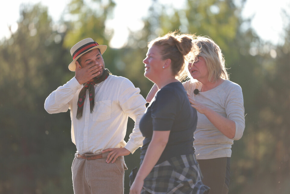 RØK UT: – Jeg ville hjem. Det var så mye drama at jeg orket ikke å være der lenger, sier Stine og forklarer at hun hadde avtalt med Bente at det var hun som skulle hjem etter deres kamp på tinget.