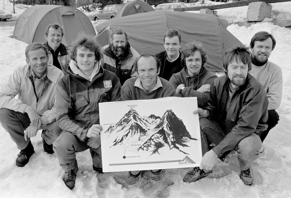 <b>NÆSS-EKSPEDISJONEN: </b>I 1985 ledet forretnings­mannen Arne Næss Jr. den første norske ekspedisjonen mot Mount Everest. Ekspedisjonen ble svært vellykket. Syv klatrere nådde toppen i april 1985.