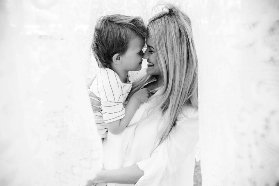 SØNNEN SANDER: Starten på mammalivet ble ikke helt som Sandra hadde håpet. Men i dag er livet godt og hun nyter dagene med sønnen Sander.