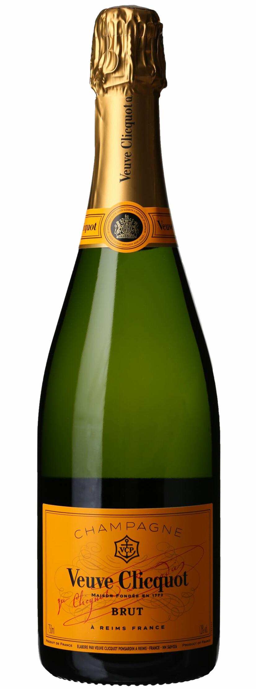 GUL: Etiketten er lett å kjenne igjen, og har vært gul siden 1835.