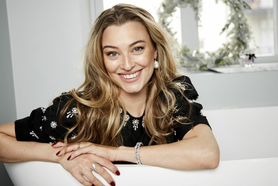 SMÅBARNSLIVET: Marte Bratberg har fått en ny tilværelse etter at Tassen ble født. Nå går vaskemaskinen hele dagen med skittent babytøy.