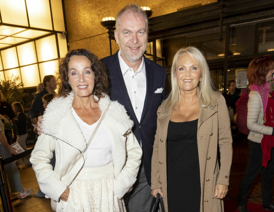 INGER LISE RYPDAL: Inger Lise Rypdal sammen med kjæresten Kjetil Bie og Guri Schanke.