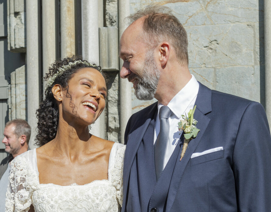 TROND GISKE: – Trond snakket om at han ønsket å gifte seg i Nidaros-domen før vi ble kjærester, røper Haddy. «Deg om det», tenkte hun da – uten å ane at det skulle bli med henne.