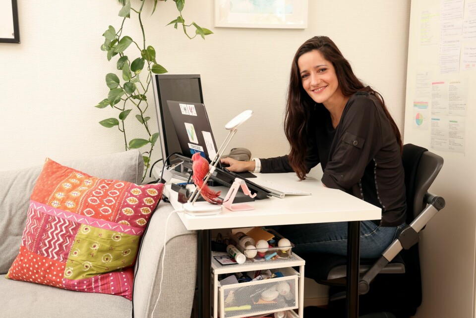 STUDENT: Samtidig som Aida satser for fullt som topp-idrettsutøver, er hun også student på heltid. Det krever mye av henne å få kabalen til å gå opp i hverdagen.