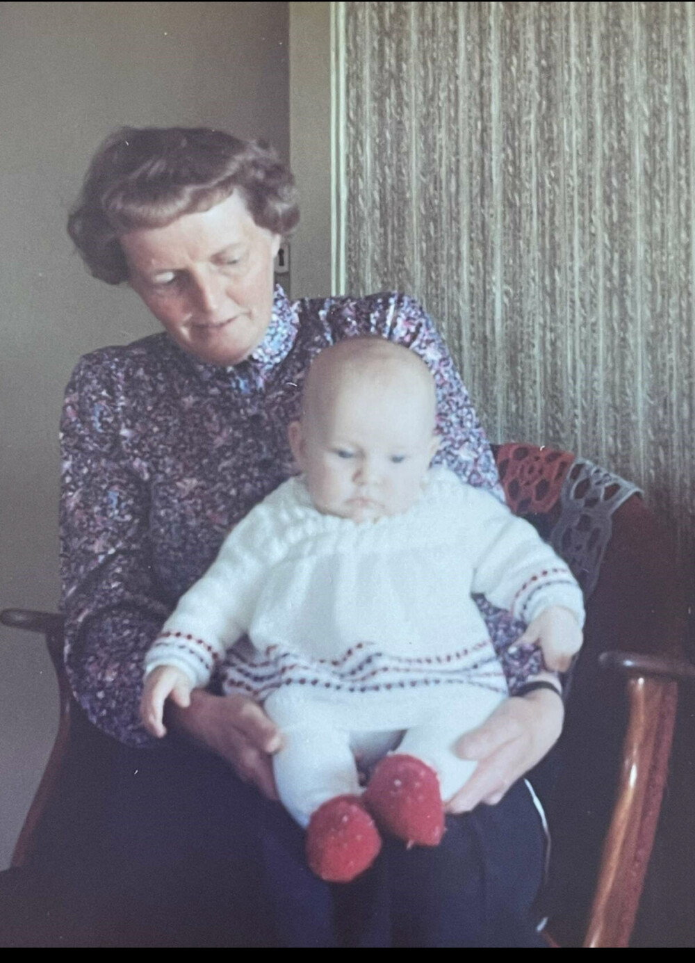 <b>BESTEMOR:</b> 17. mai 1981, Sigrid på fanget til verdens beste bestemor, Brit.