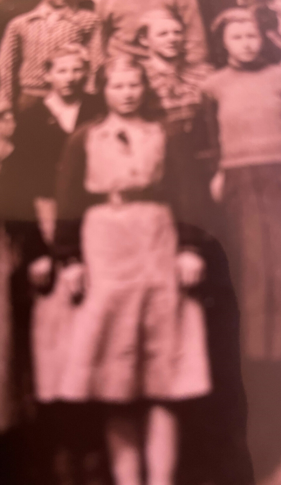 LENGE SIDEN: Haldis Lamo som konfirmant for 85 år siden.