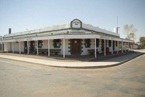 <b>LEGENDARISK:</b> Birdsville Hotel er et ikon i Australia.