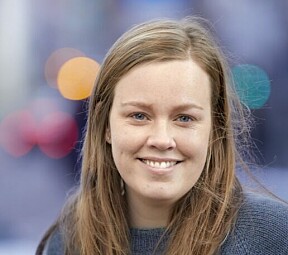 BARN I BIL: Silje Kristine Hansen i Trygg Trafikk forteller at flere barn har beltet feil på.