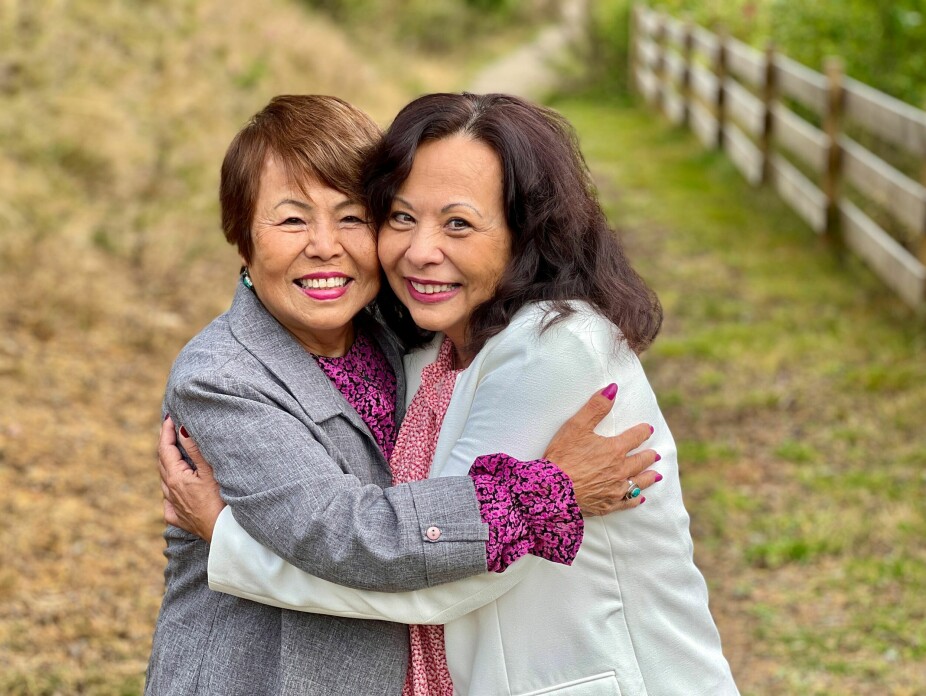 <b>LIKE:</b> Mamma Myong og datter Mariann trodde at den andre var død. Først etter 55 år kom sannheten frem. Familielikheten er det ingenting å si på!