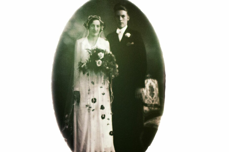 <b>GUNNAR OG LINA: </b>I 1934 giftet Lina seg med lastebilsjåføren Gunnar. De fikk seks barn og et langt og godt liv sammen.