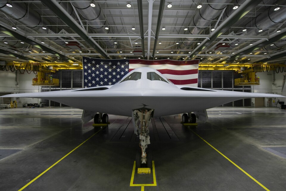STEALTH: B-21 Raider er designet med såkalt åpen systemarkitektur som gjør at flyet rask kan oppgraderes med ny teknologi og nye våpen.