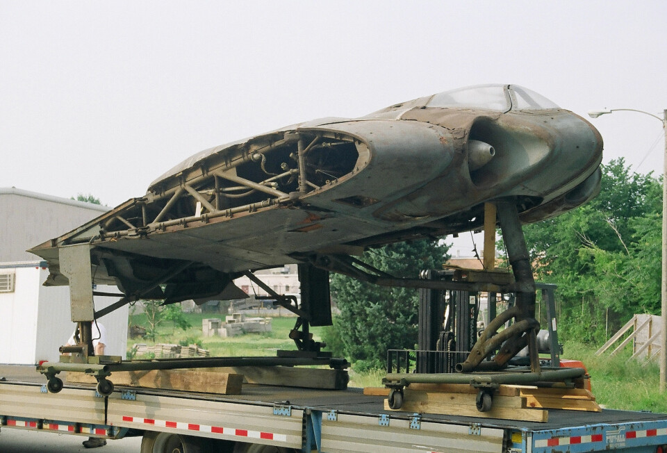HORTEN: Amerikanerne tok hånd om det siste eksemplaret av Ho 229 rett før avslutningen av 2. verdenskrig. Det befinner seg hos Smithsonian´s National Air and Space Museum i Virginia.