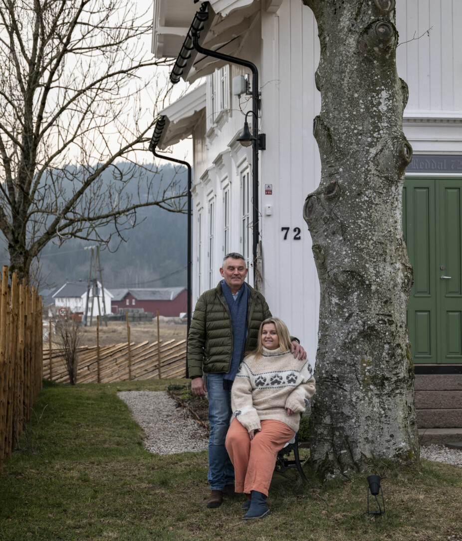 OPPUSSING: Vivian og Magnus Trommestad startet oppussingen i 2020, og flyttet inn ni måneder etter.