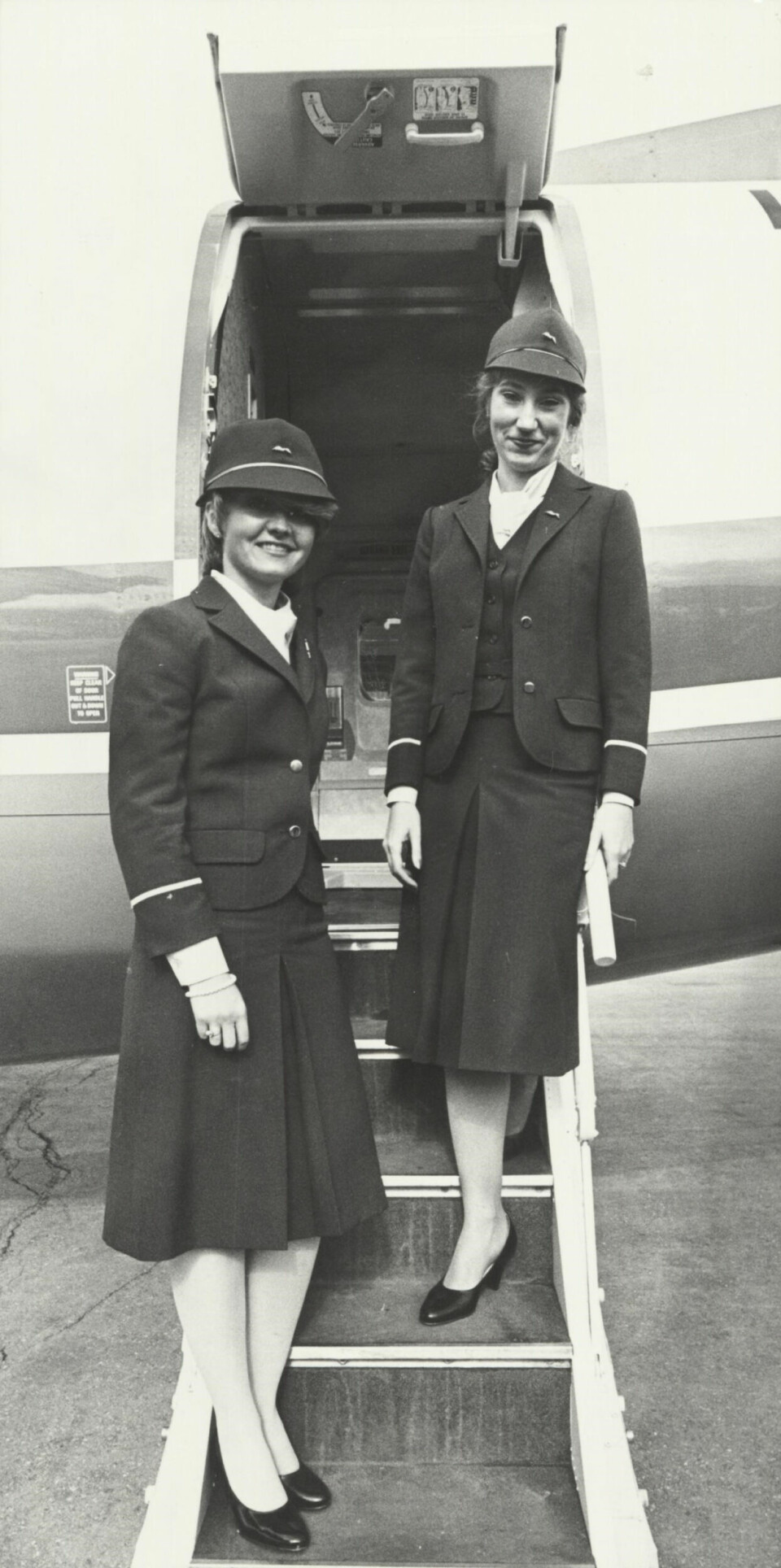 KABINANSATT: Flyvertinnen Peggy gjorde seg bemerket i to av Norges mest kjente flyselskaper. Hun dannet fagforeninger og passet på at alle ble organisert.