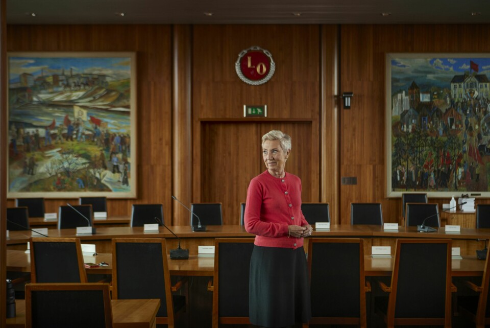 PÅ TOPPEN: Peggy er leder for nærmere én million arbeidstagere og lar seg sjelden vippe av pinnen. Hun stiller alltid forberedt ved forhandlingsbordet og har alltid tenkt ut flere alternative løsninger dersom det skulle oppstå en krise. Når det blåser på toppen, er Peggy flink til å holde hodet kaldt.