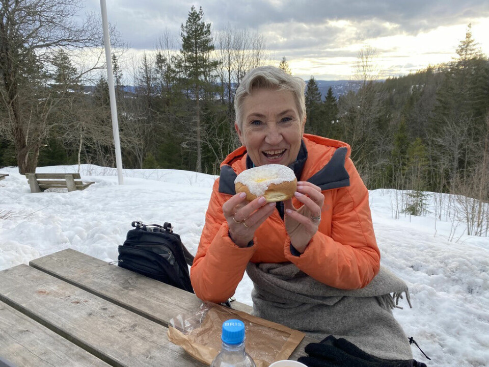 NATURELSKEREN: Det beste LO-sjefen vet, er å være ute i skogen på tur. Ellers sykler hun gjerne til jobben og forsøker å trene minst to ganger i uka, skjønt akkurat det blir det sjelden tid til.
