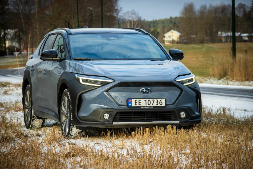 EGEN STIL: Selv om den tekniske plattformen er delt med Toyota bZ4X skiller Subaru Solterra seg ut på noen områder.